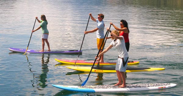 Open Group SUP Lessons in Lahaina, Hawaii