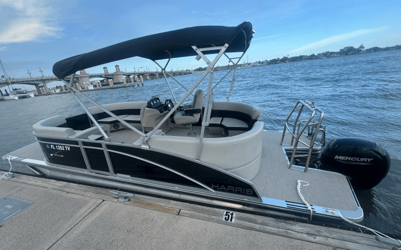 Sunset Cruises on Matanzas Bay: Exploring St. Augustine Aboard the Harris 21BRZ Tritoon