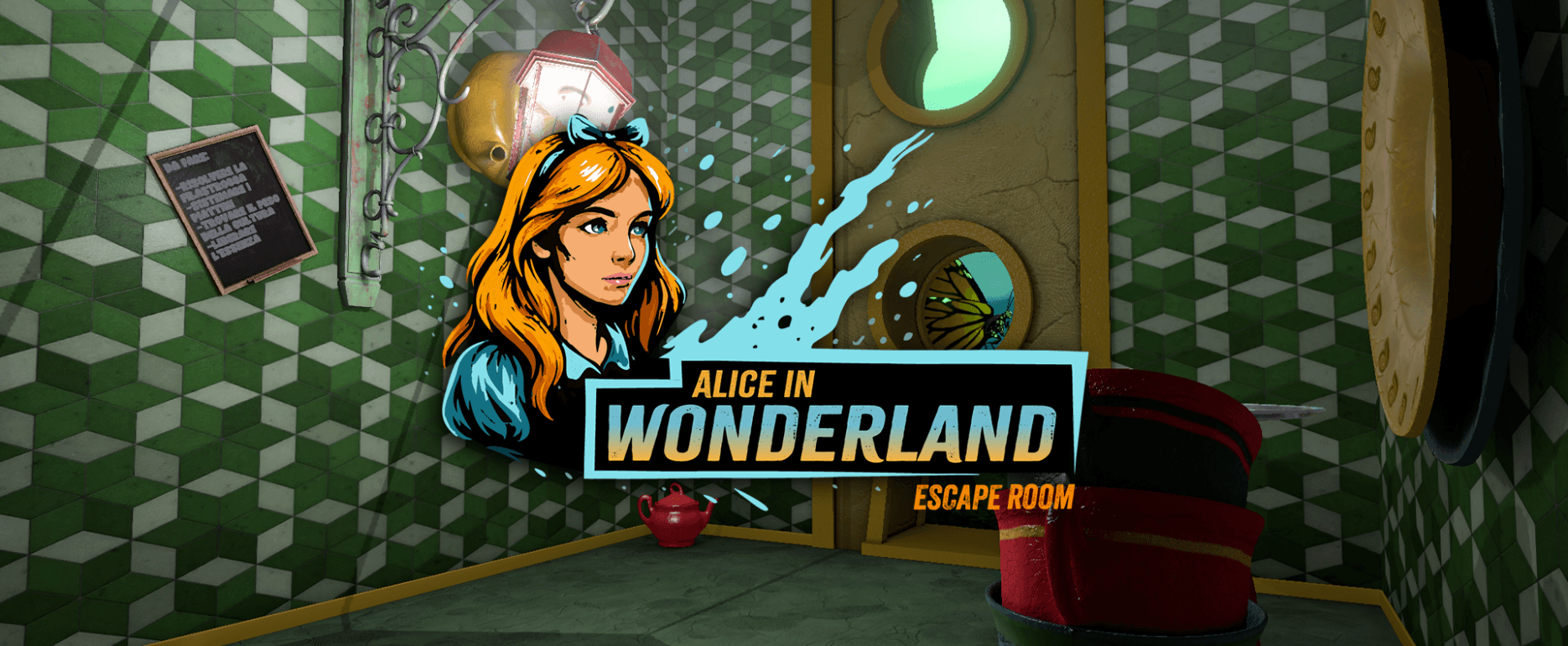 Alice in Wonderland VR Escape at Odyssey VR Corby: Spell-Based Team Puzzles