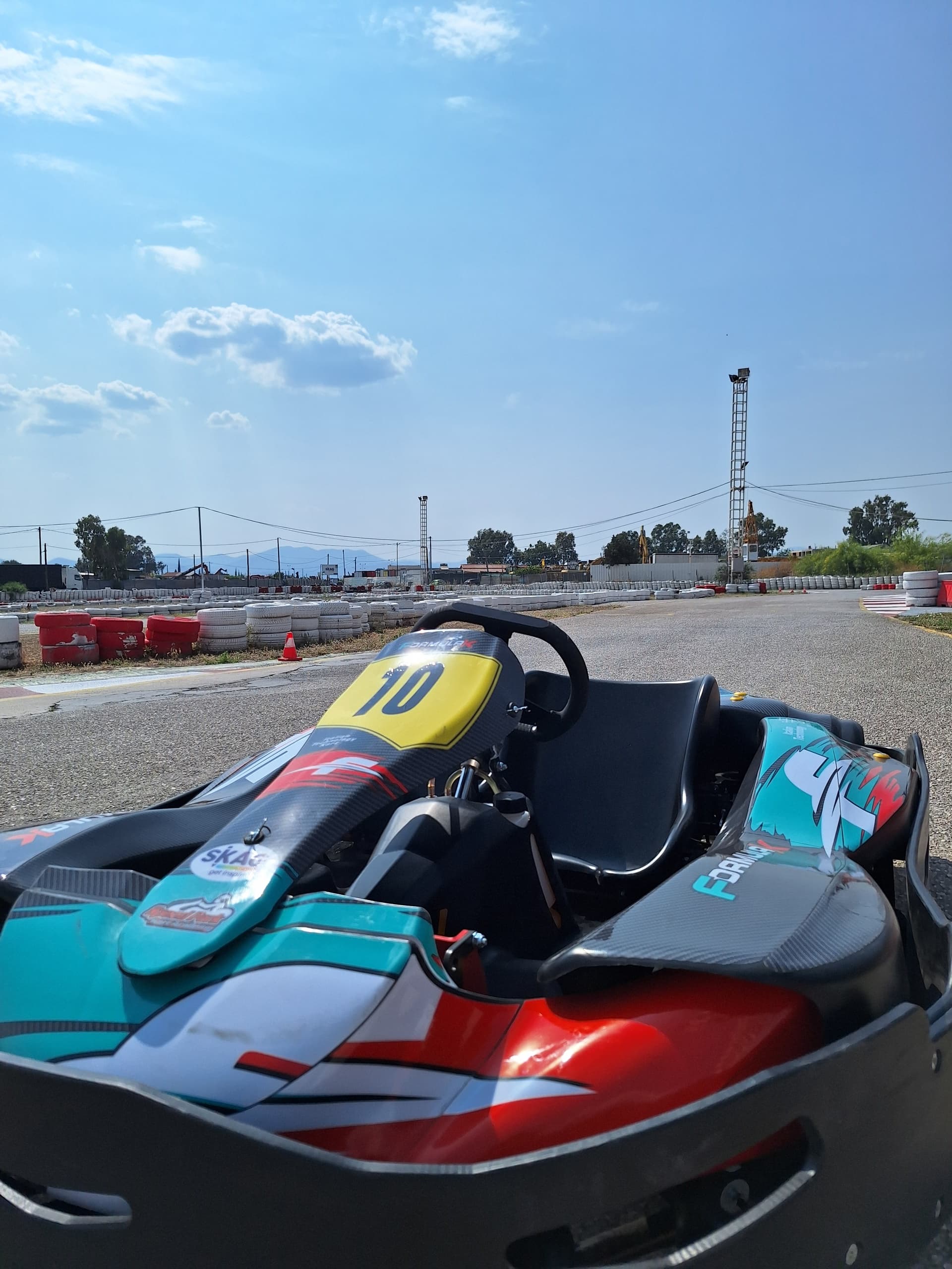 High-Speed Go-Kart Racing at Speed Park, Aspropyrgos