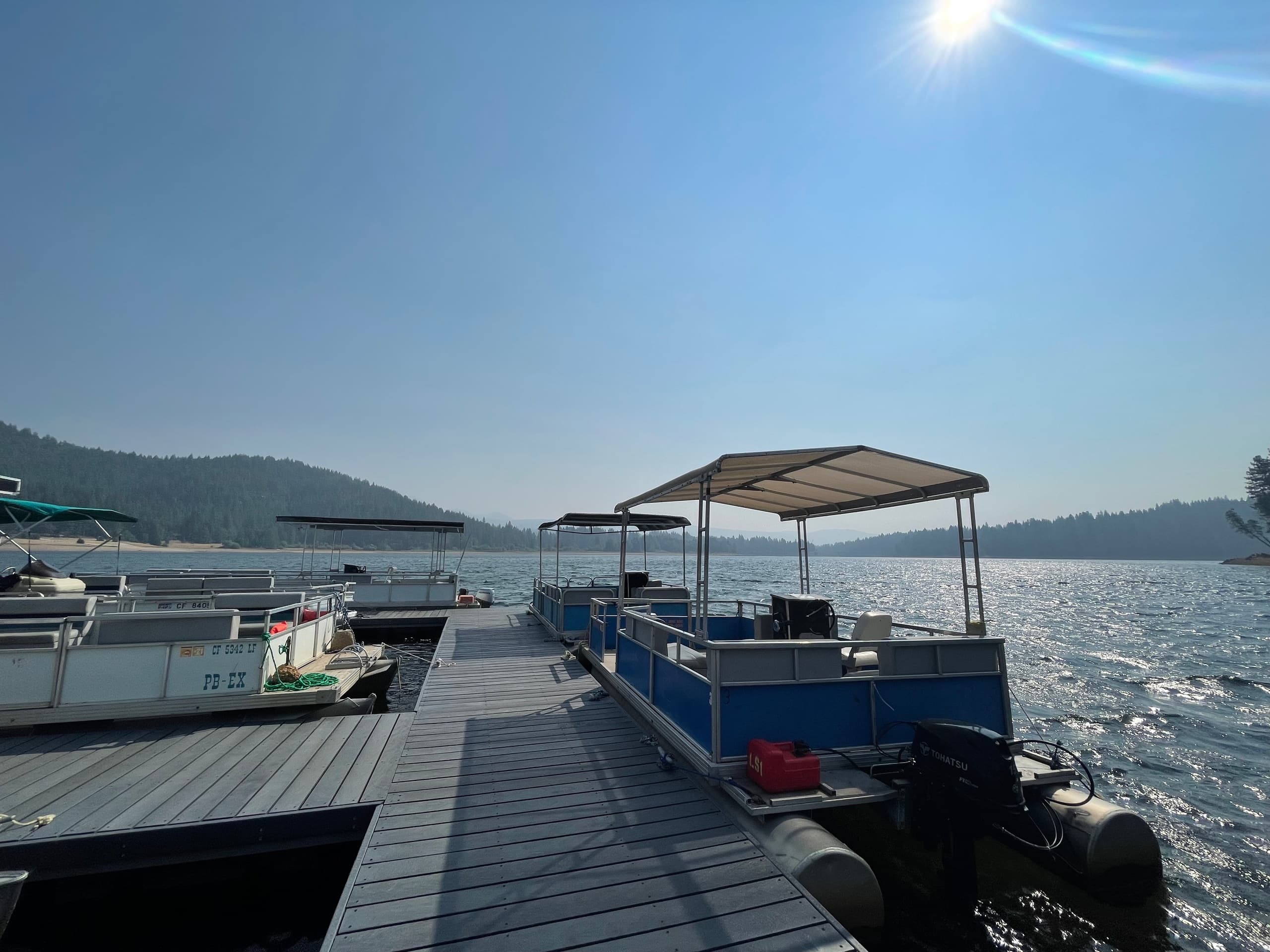 Private Party Barge Boat Rental on Lake Siskiyou, CA