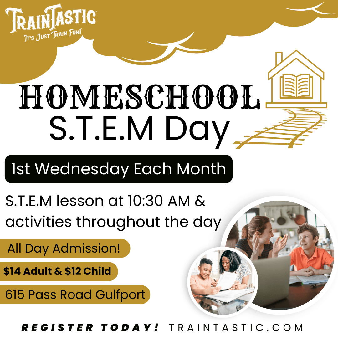 Homeschool STEM Day at TrainTastic! Railroad Museum
