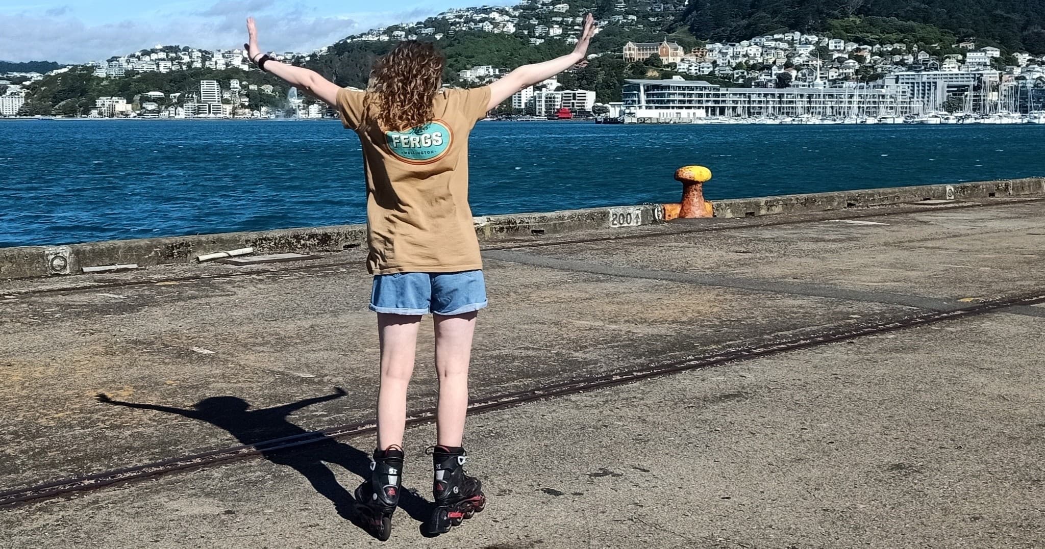 Glide Wellington Harbour: Rollerblade Rentals on Queens Wharf