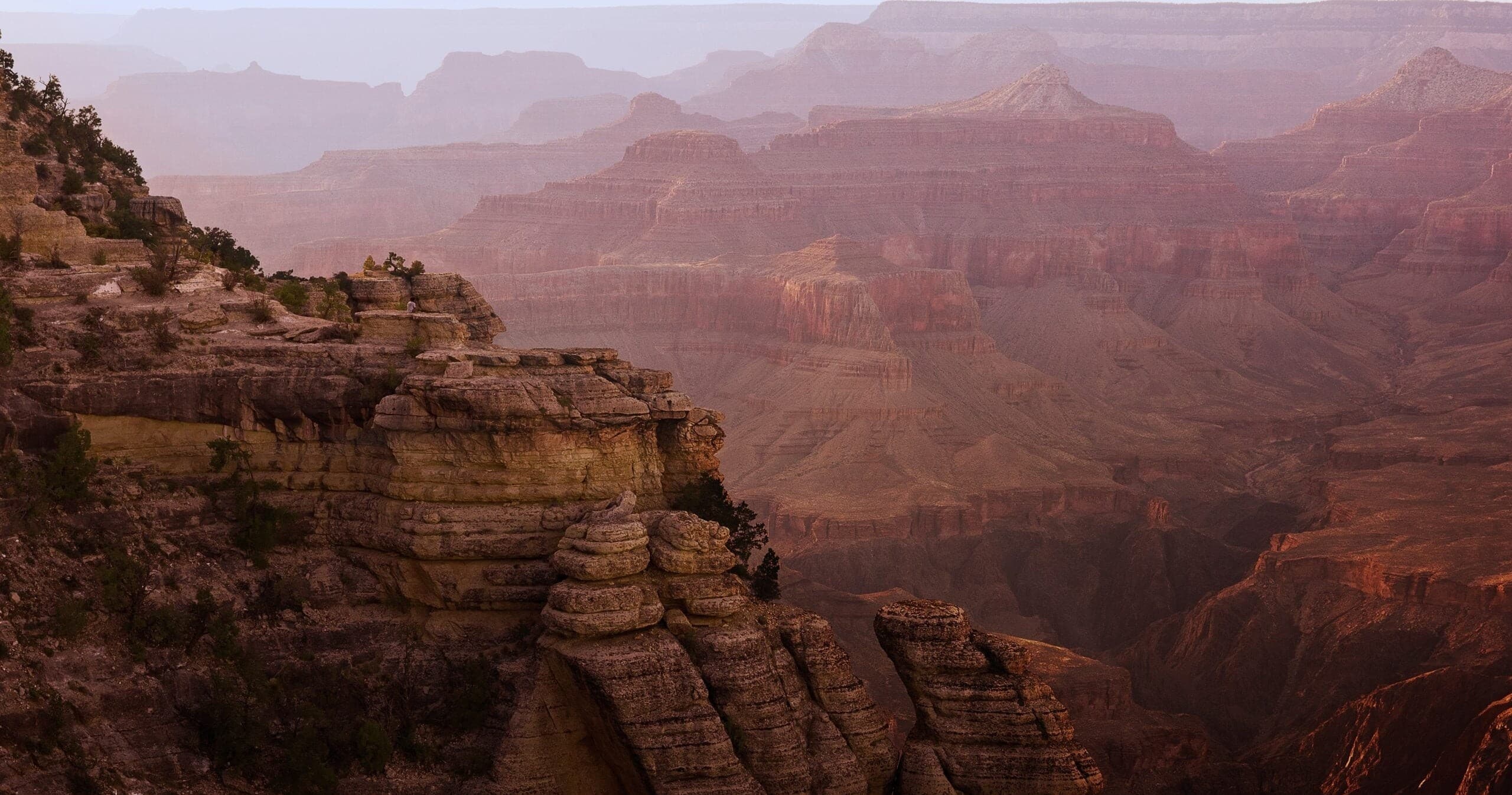 South Rim Day Trip: South Kaibab Trail to Cedar Ridge & Skeleton Point