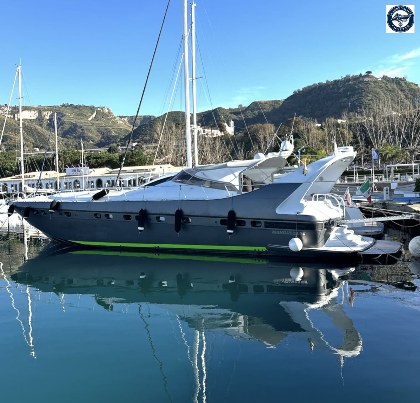 Cruising the Amalfi Coast Aboard the Luxurious MANGUSTA 65 Yacht