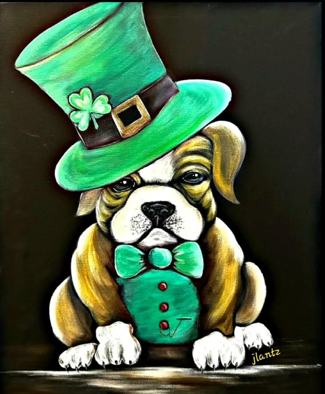 St. Patrick's Day Dog Paint Class with Janet Lantz in Altoona / Bedford, PA
