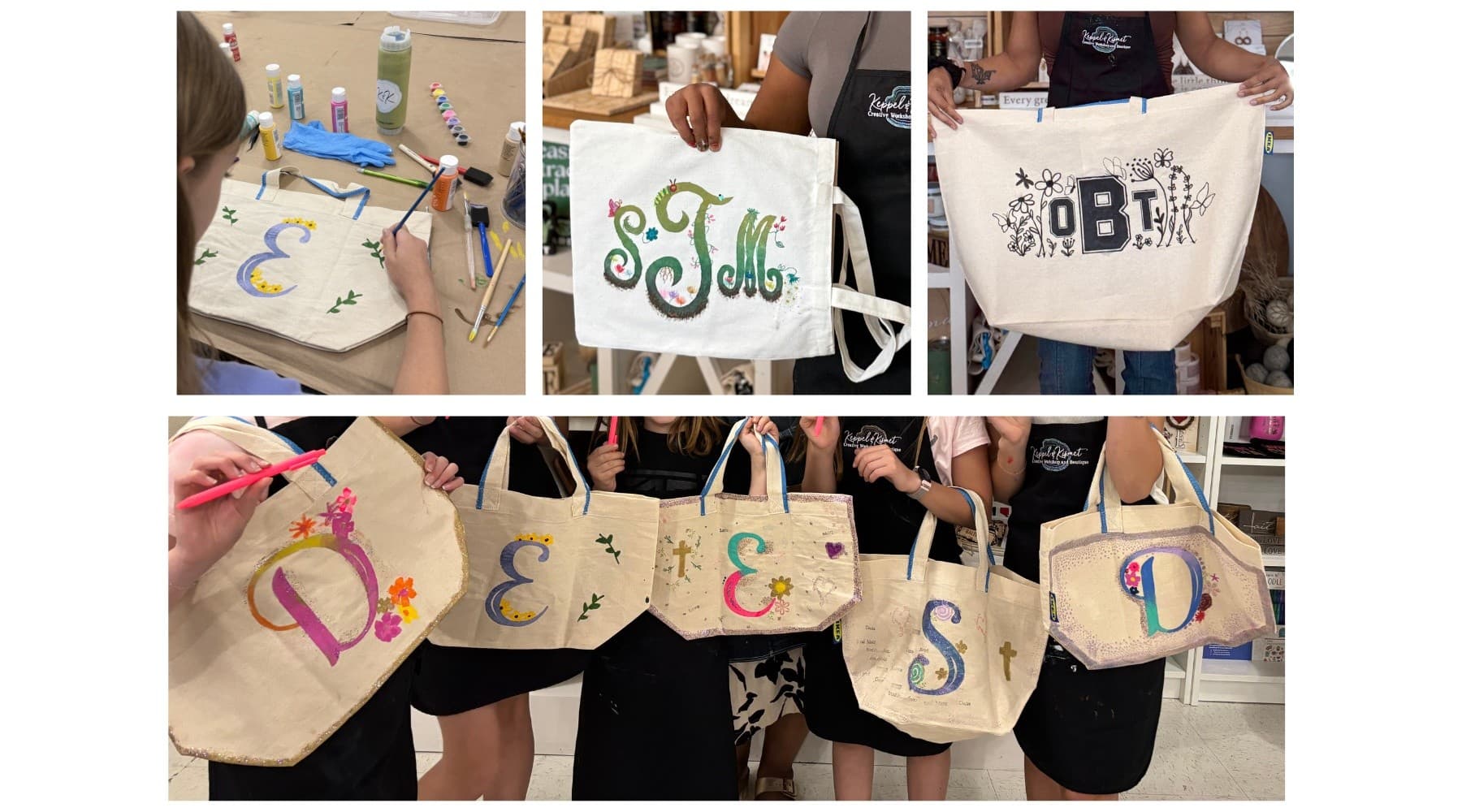 Mini Makers DIY Tote Bag Workshop: Kids Paint & Personalize Totes in Baltimore