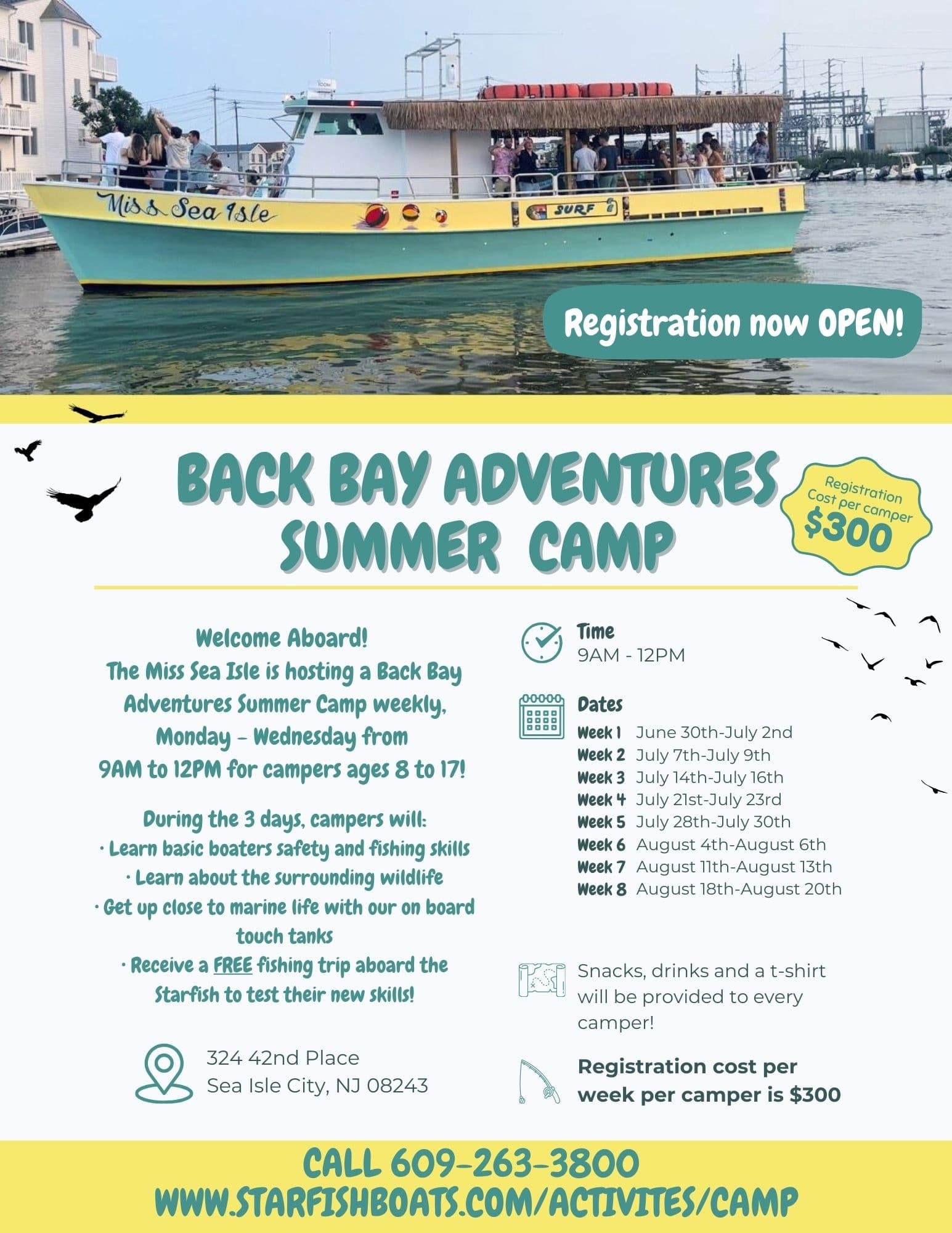 Back Bay Summer Camp in Sea Isle City, NJ