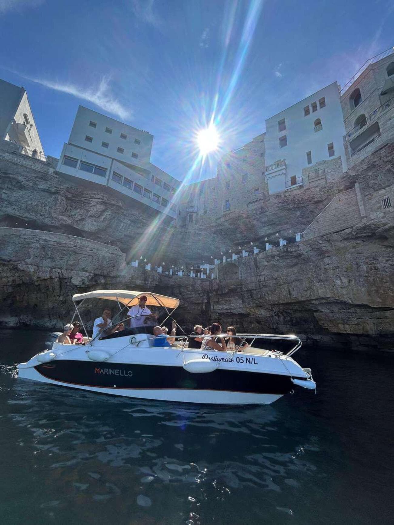 Polignano a Mare by Boat: Caves, Cliffs & Historic Alleys from Monopoli photo 3