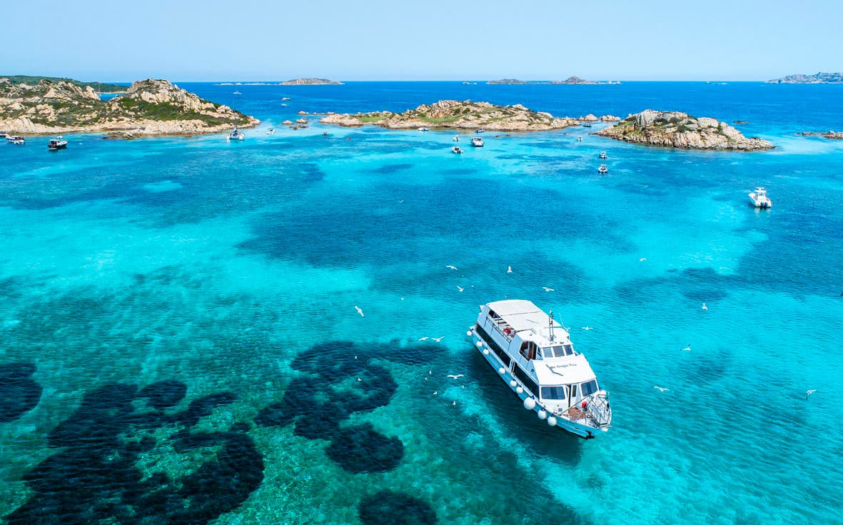 Explore La Maddalena Archipelago: Scenic Minibus and Boat Adventure from Olbia