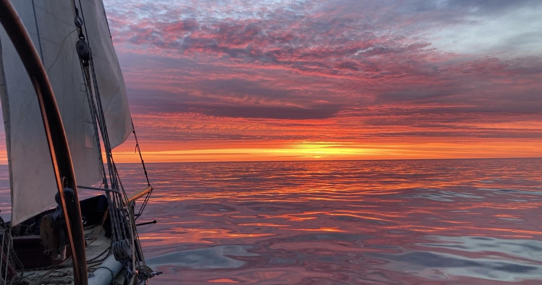 Sunset Sail on Acadia’s Ambergris Voyages Schooner