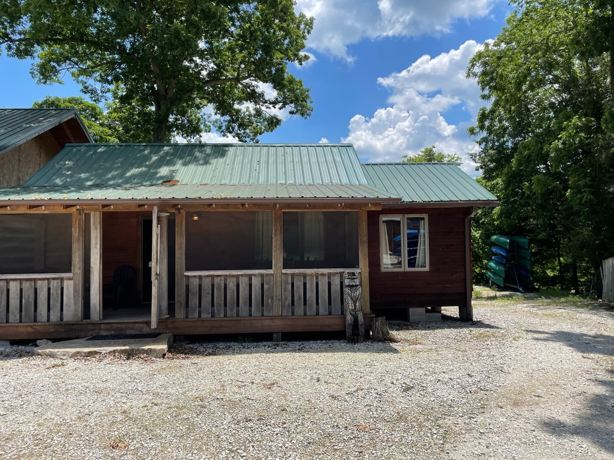 Experience the Elk River Escape: Caboose Cabin Riverside Retreat in Missouri