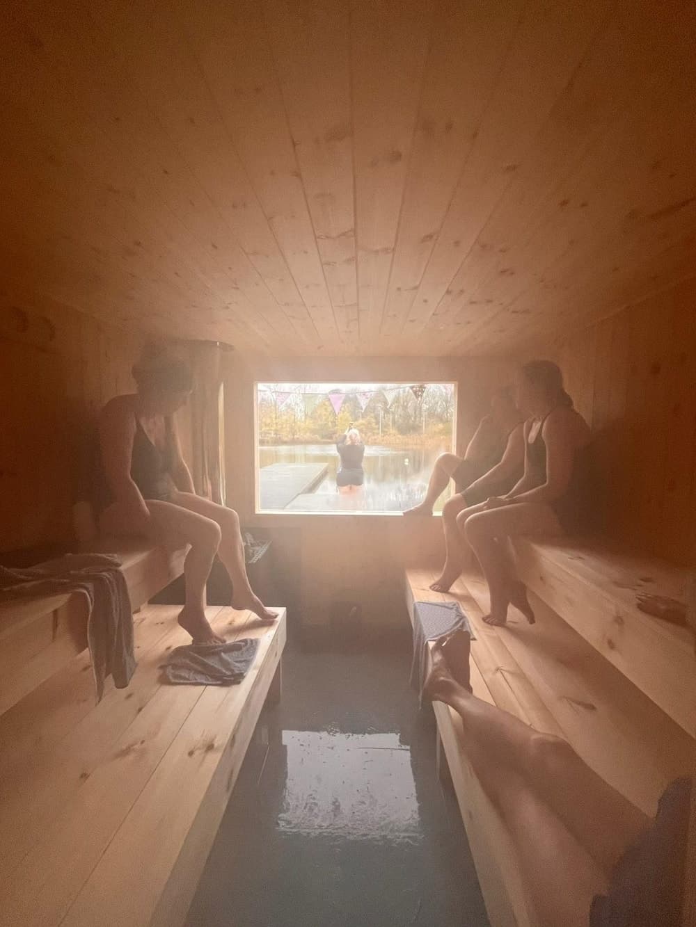 Wood-Fired Sauna and Lake Dip at TCR the Hub in Barnard Castle photo 1