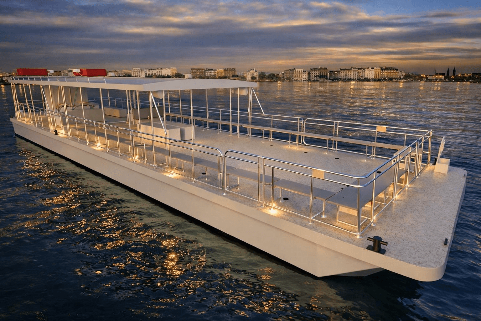 Chicago Lakefront Charter: 75ft Power Catamaran Amalfi for Private Events