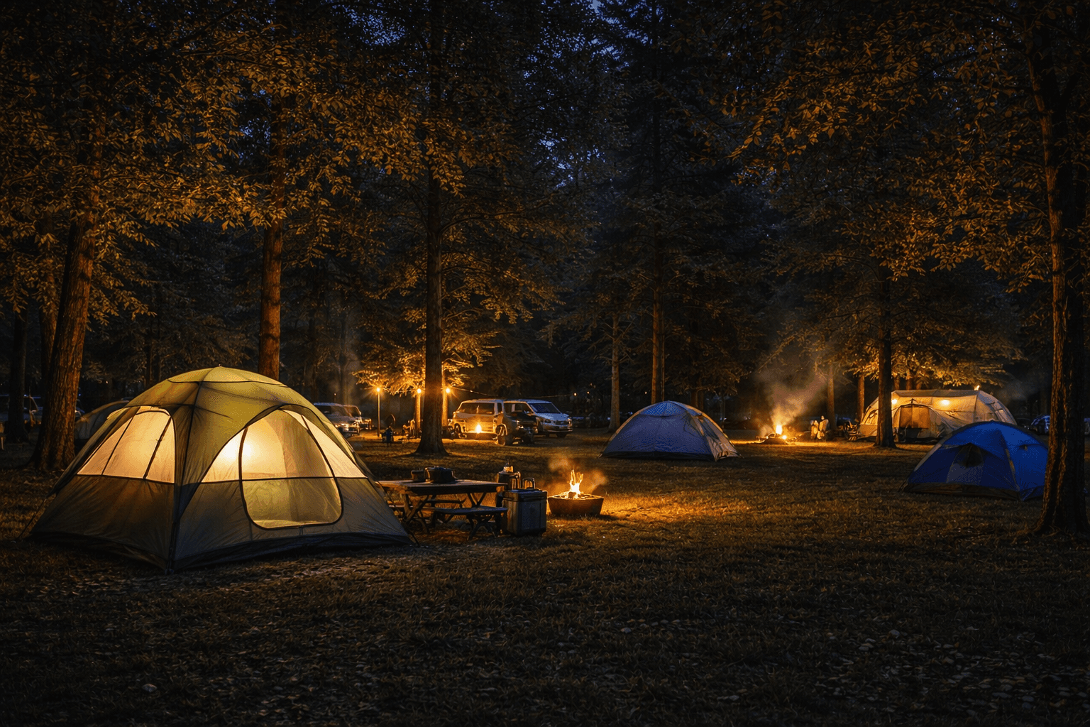 Water-Access Camping Near Tahlequah: Late Night Campground 30/110 with Water photo 1