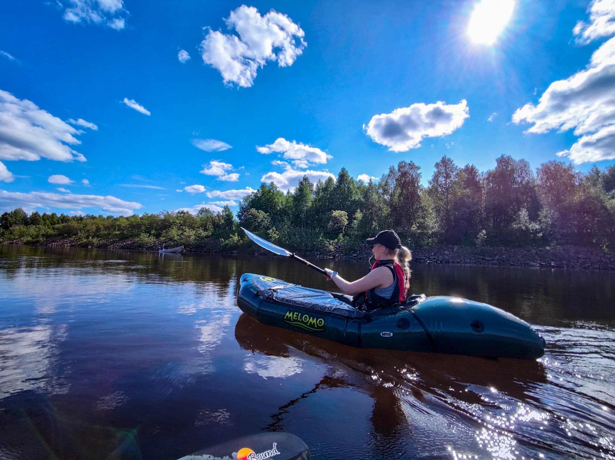 River Paddle Adventure with Aurora Village Oy in Ivalo, Finland