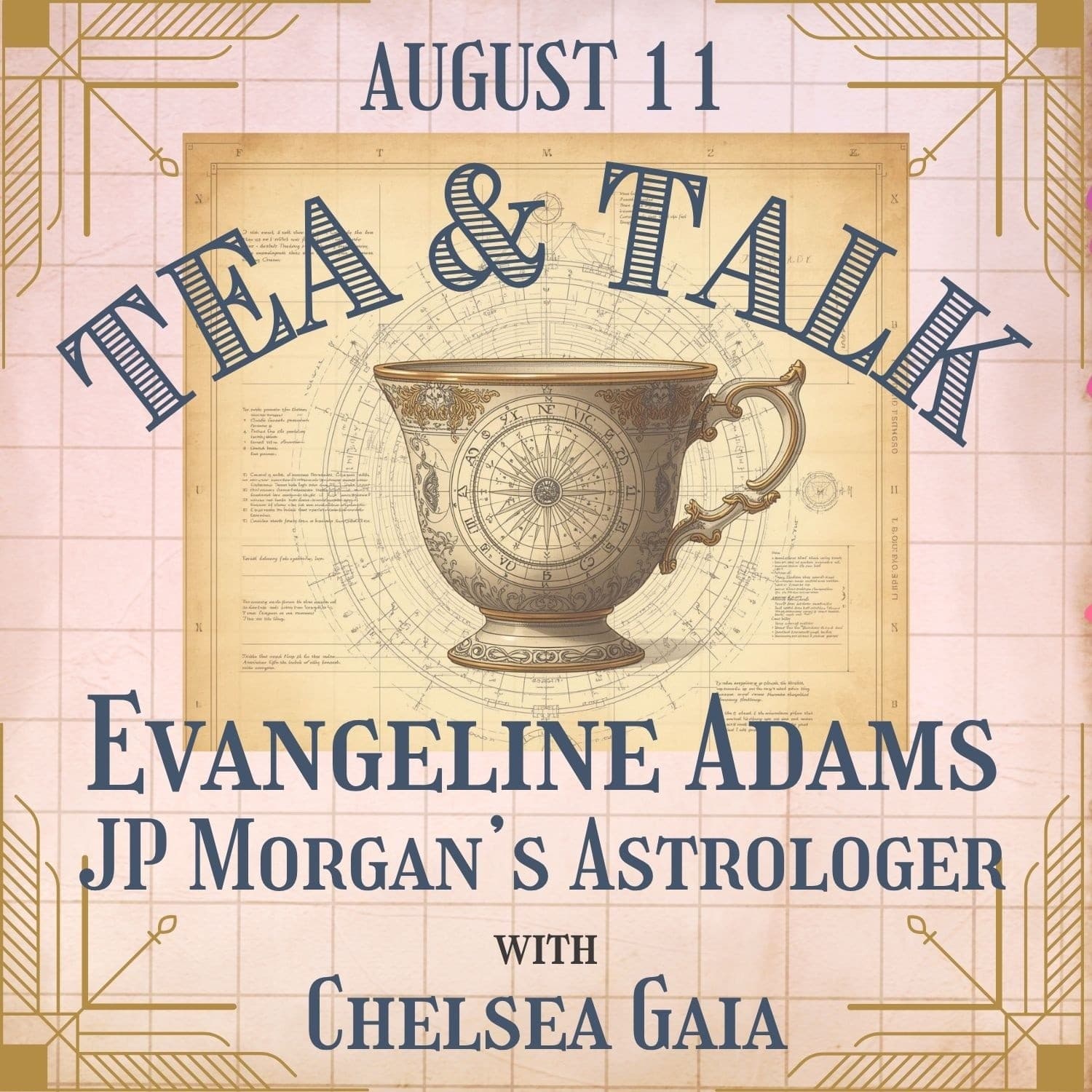 Tea & Talk at Ventfort Hall: Evangeline Adams — J.P. Morgan's Astrologer in Lenox, MA photo 1