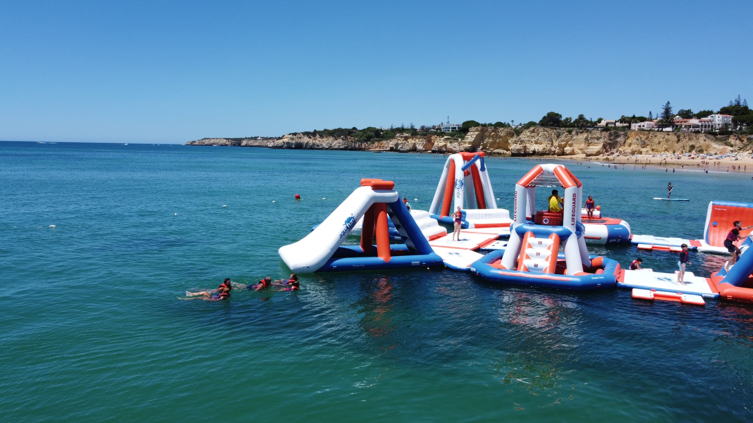 Inflatable Waterpark at Moments Watersports in Armação de Pêra