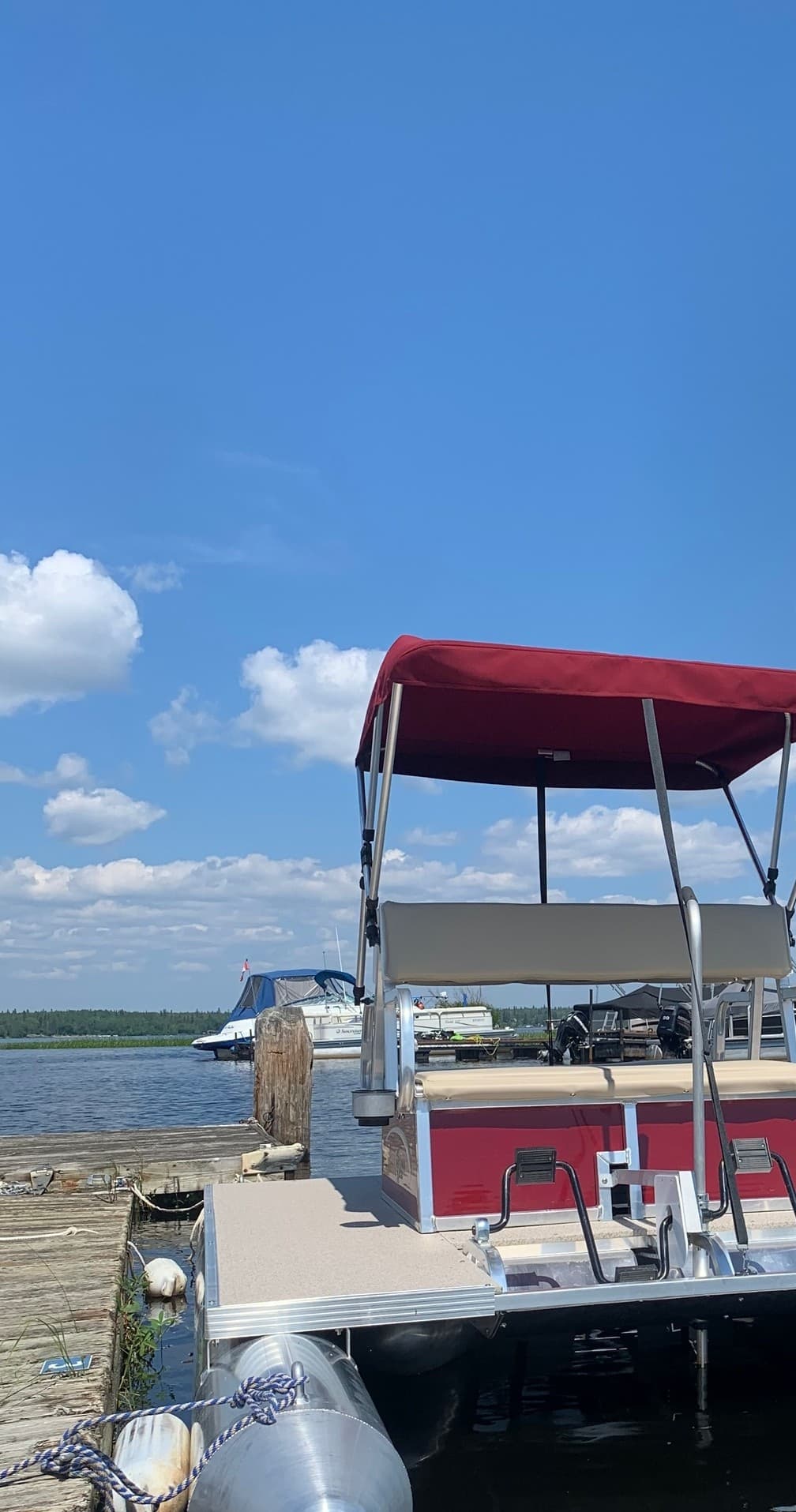 Pedal Pontoon Fun at Falcon Lake Marina, Manitoba