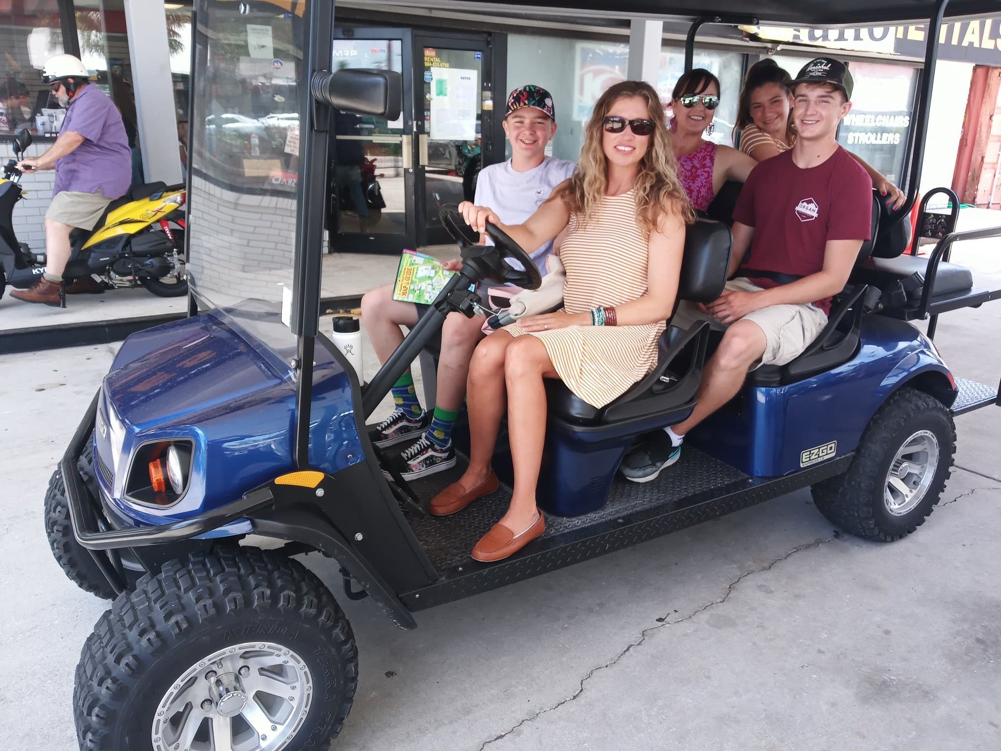 Cruise Historic St. Augustine in a Six-Passenger Golf Cart