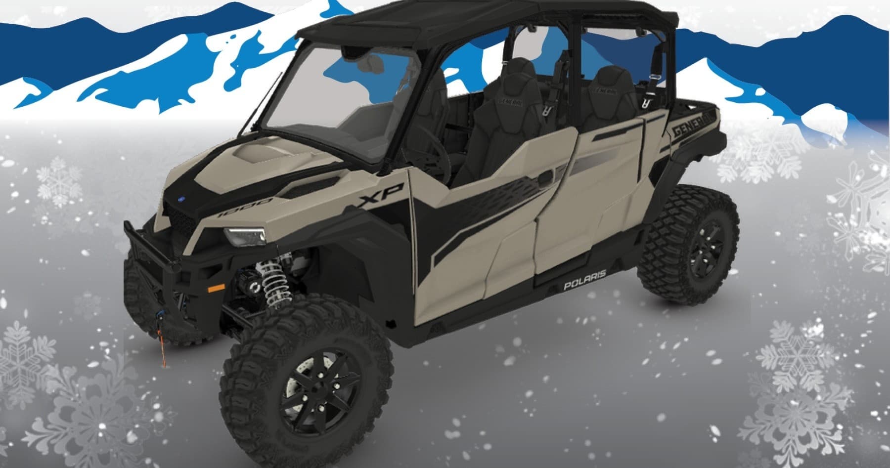 Polaris General Winter Rides with Great Outdoors Adventures
