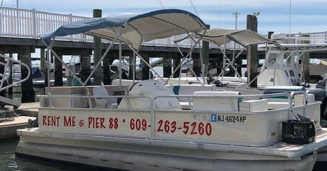 19ft Pontoon Rental in Sea Isle City, NJ
