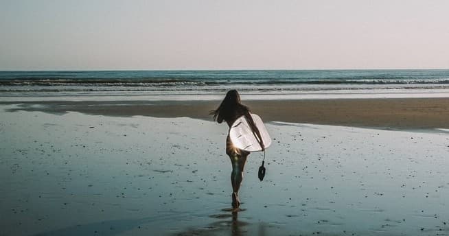 Beginner Surf Lessons at Scarborough Surf School