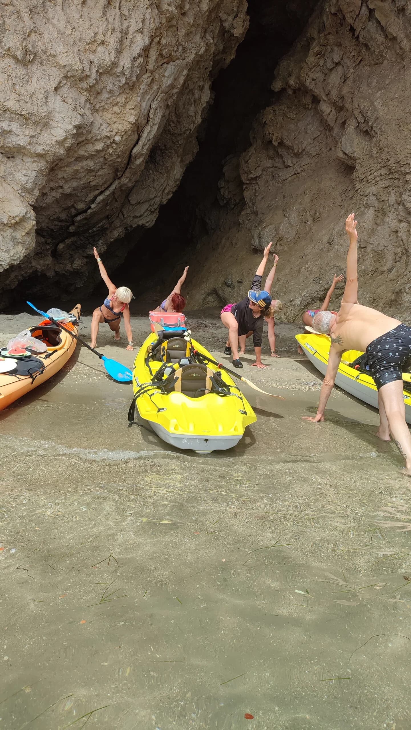 Sunrise Kayak & Yoga on the Argolic Gulf: Paddle, Flow and Swim near Nafplion
