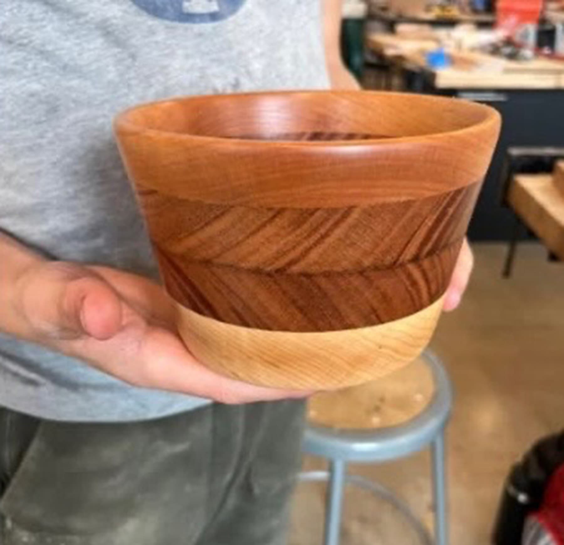 Turn a Layered Hardwood Bowl in Grand Lake: Beginner Woodturning Workshop photo 1