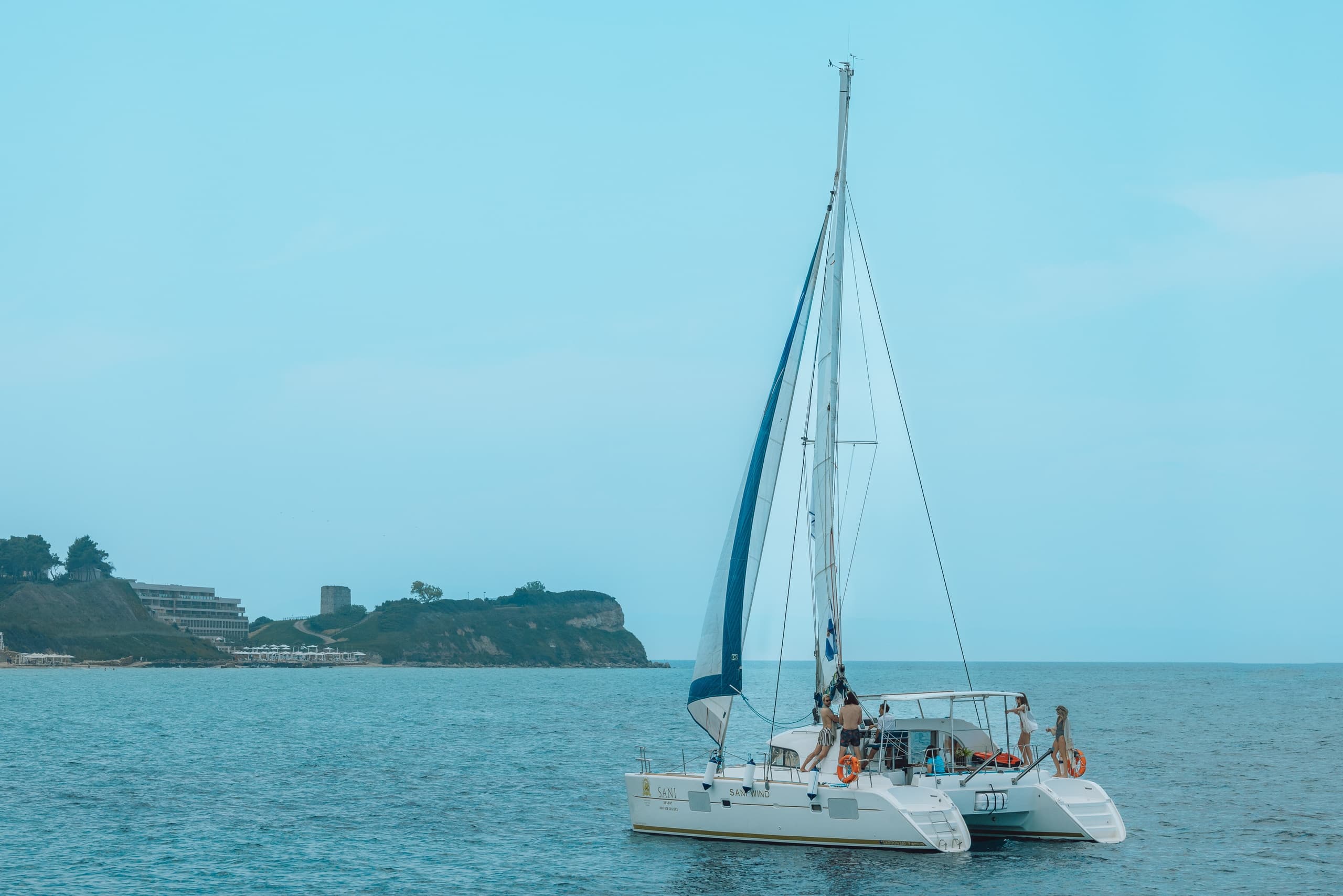 Private Lagoon Catamaran Cruise with AllinBlusive in Corfu
