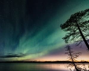 Canoe Under the Aurora: Northern Lights Canoeing Tour on the Ounasjoki photo 1