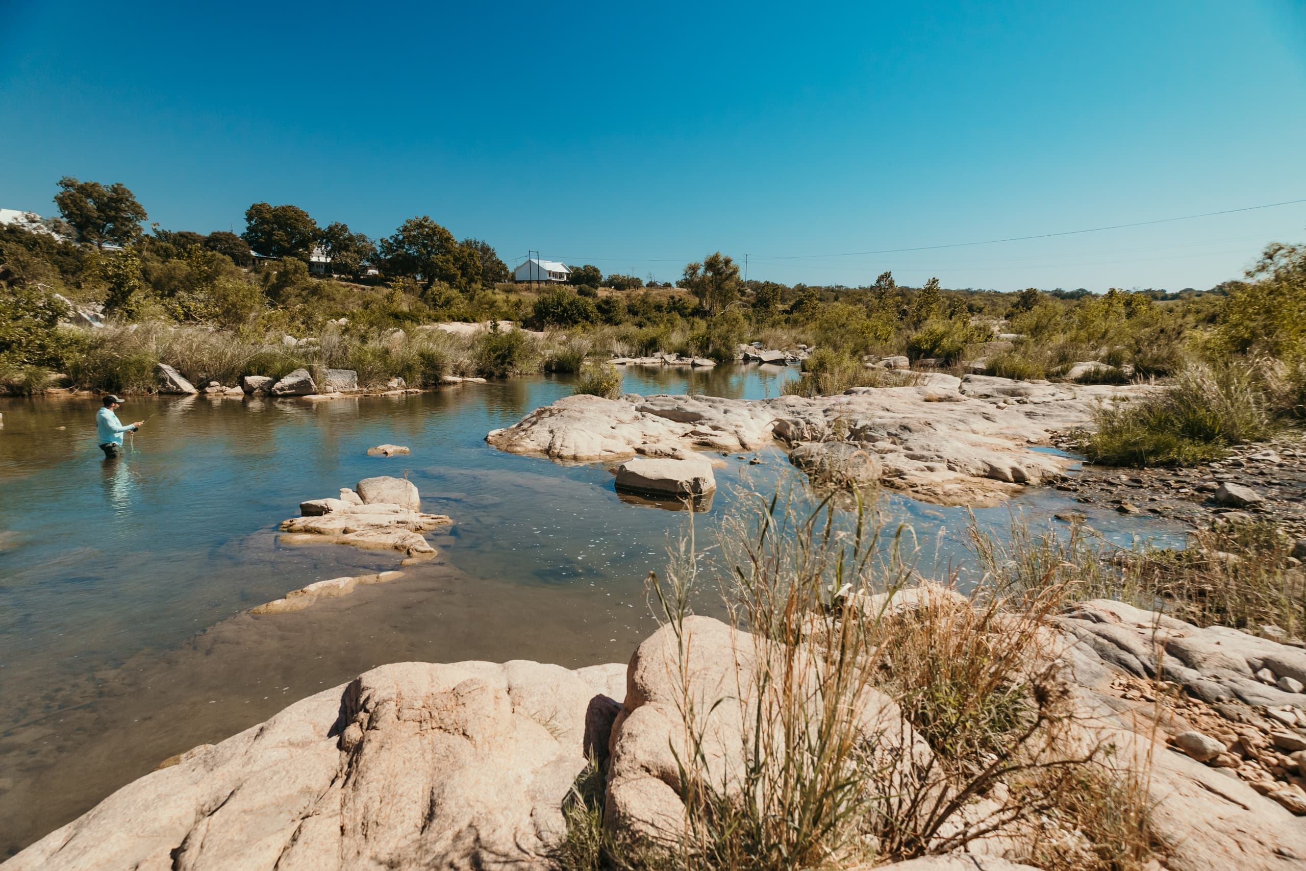 Wade and Learn: Fly Fishing the Llano River Near Marble Falls photo 2
