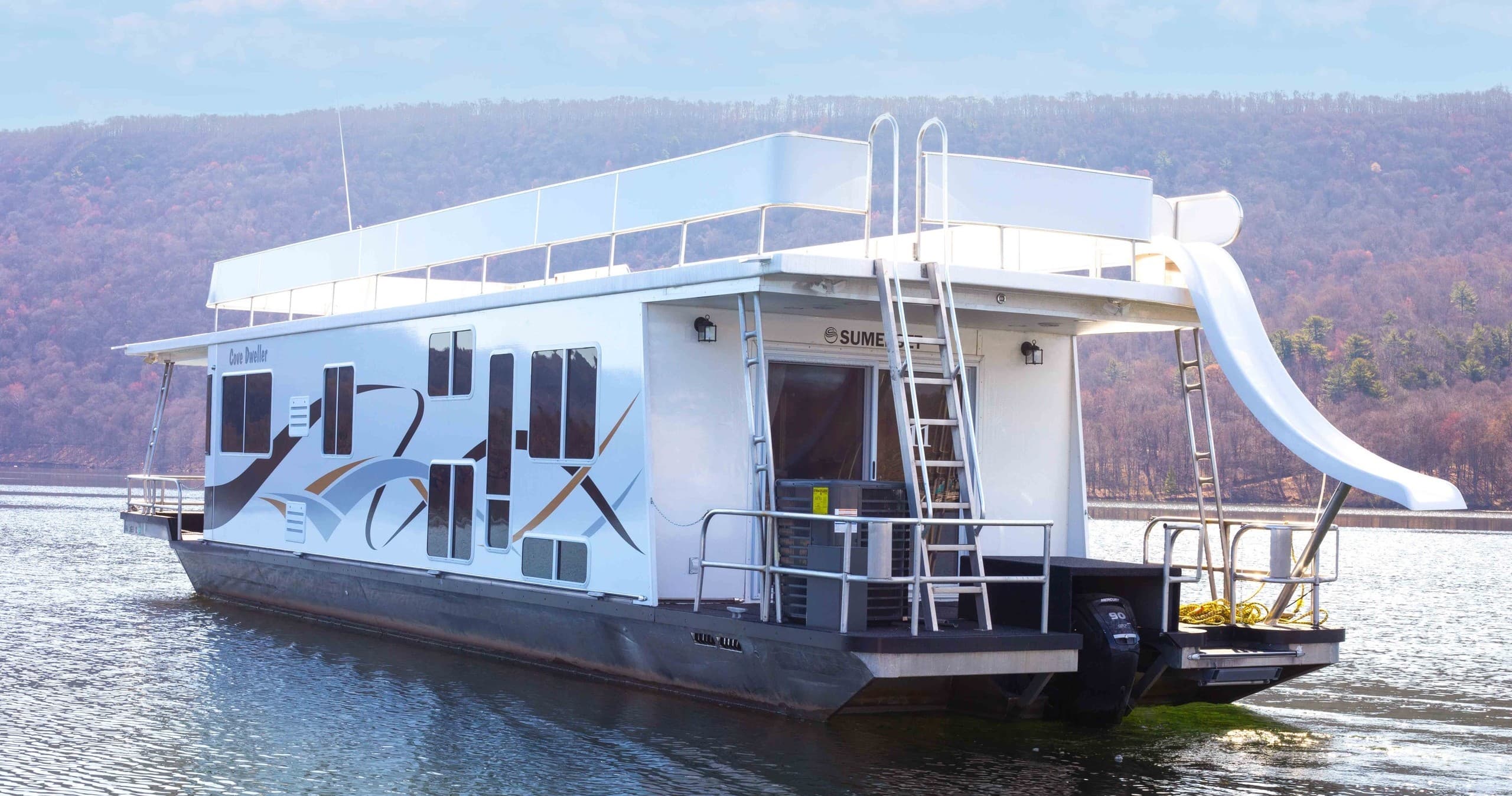 Houseboat Adventures at Seven Points Marina in Hesston, PA