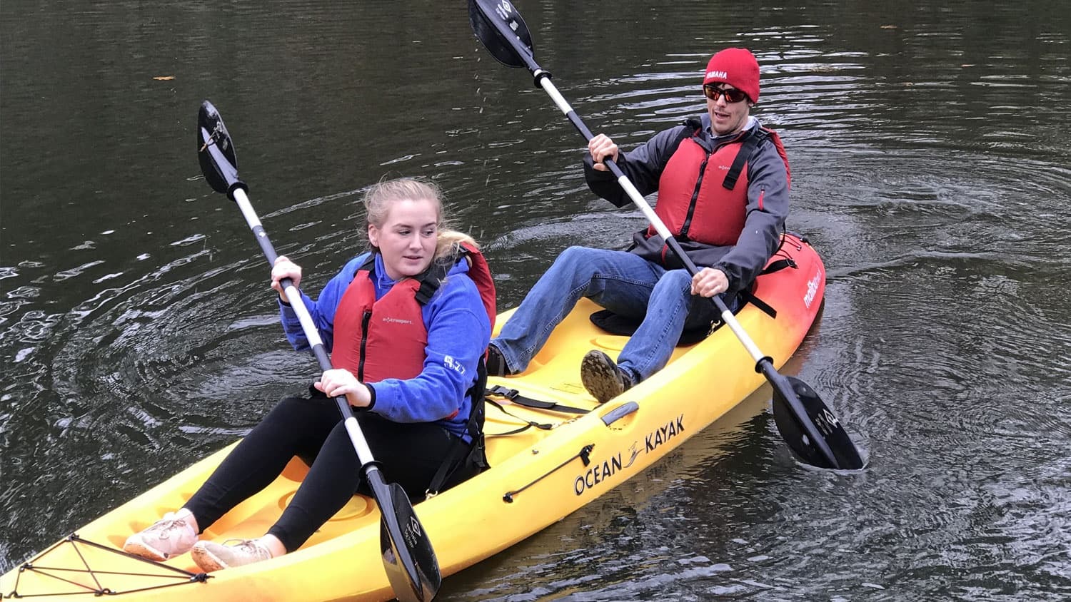 Explore Castle Rock Lake with a Double Kayak in Mauston