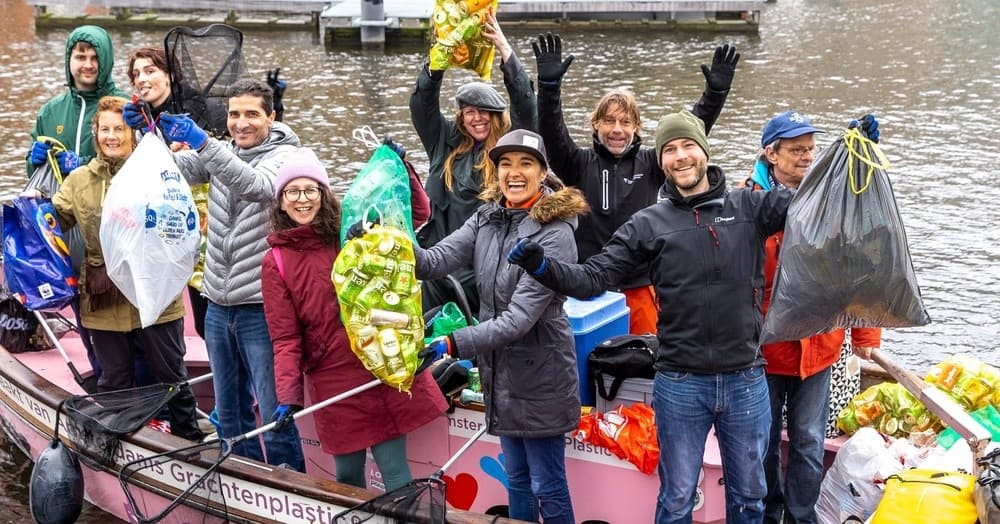 Fishing & Eco-Adventure in Amsterdam with Plastic Whale B.V.