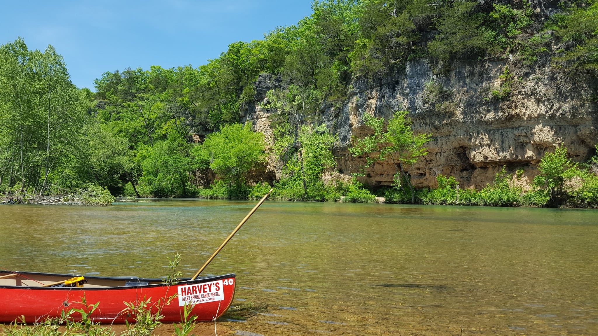 Water Activities: Alley Spring to Eminence Canoe Trip