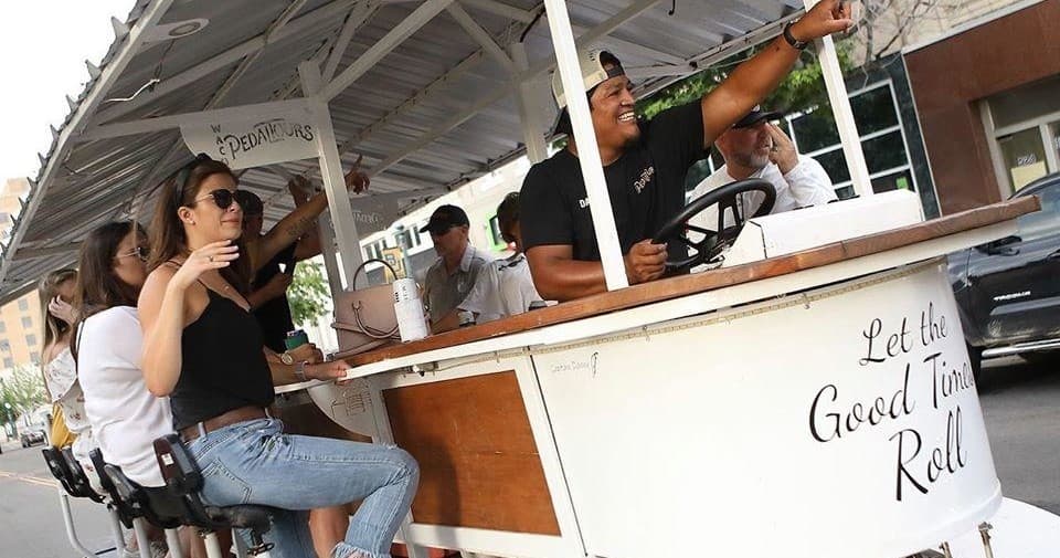 Fun Downtown Waco Pedal Bar Tour Experience