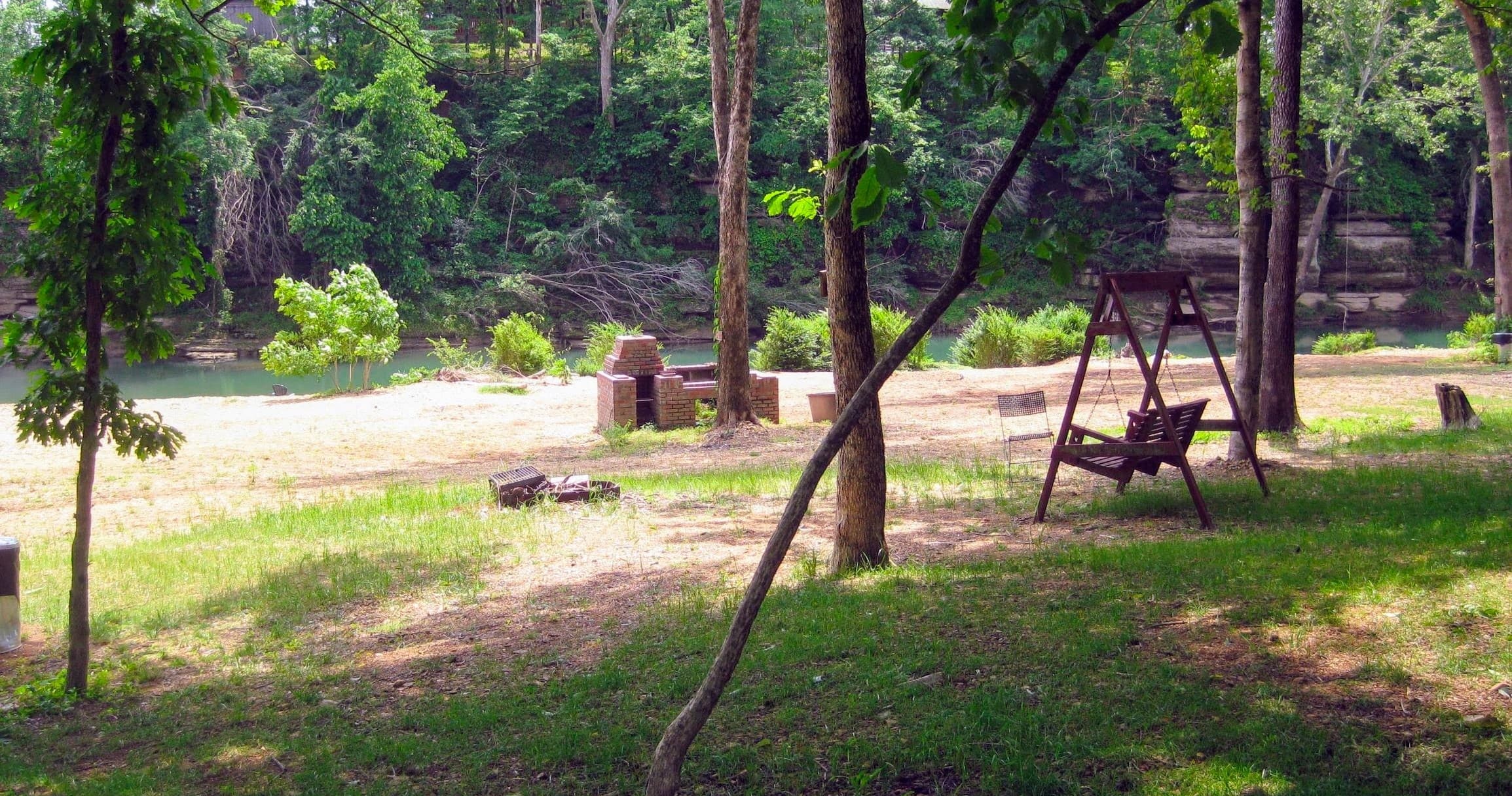 Tent Campsite with Electric at Pinewood Canoe and Camp in Nunnelly