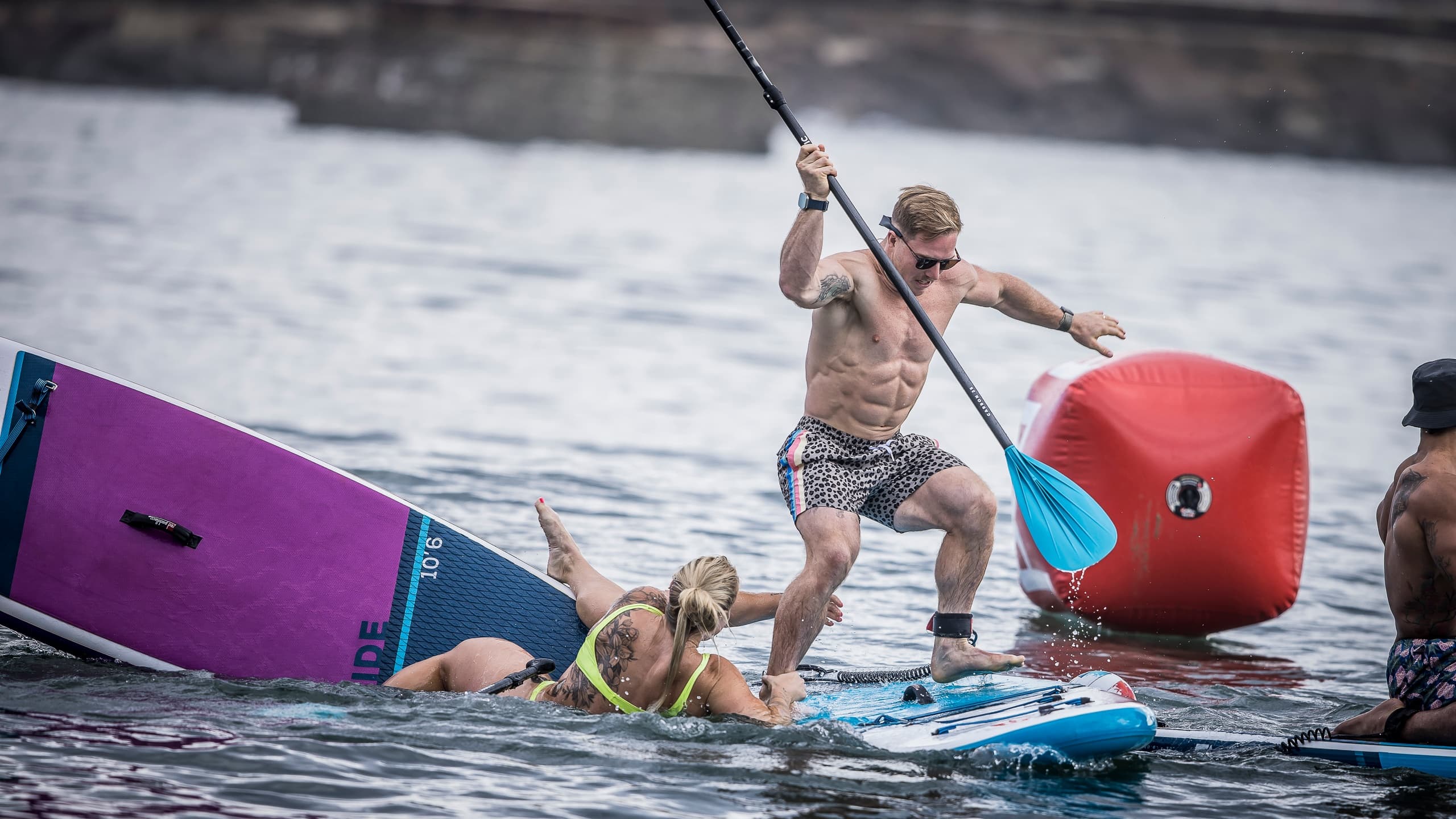 SUP Ball on Lake Illawarra: Play Standup Paddle Netball in Shellharbour photo 2