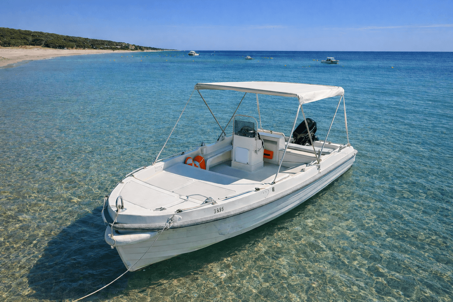 Pilot FunBoat Mango in Milos: Kleftiko, Tsigrado & Secret Aegean Beaches