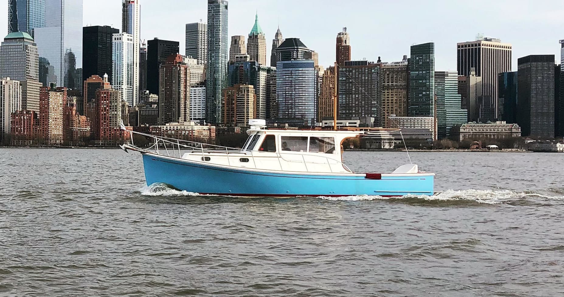 Water-Activities at New York Media Boat