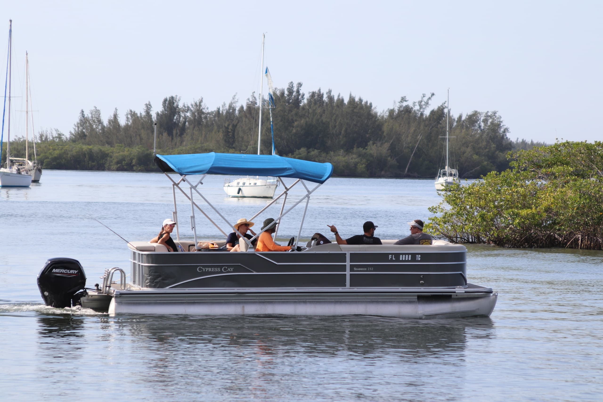 Explore Indian River Lagoon with Pontoon Boat Rentals in Vero Beach