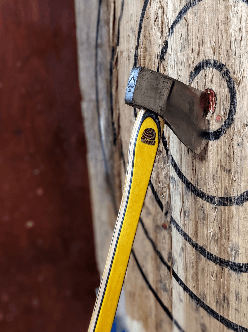 Axe Throwing Adventure at Big Axe League in Syracuse
