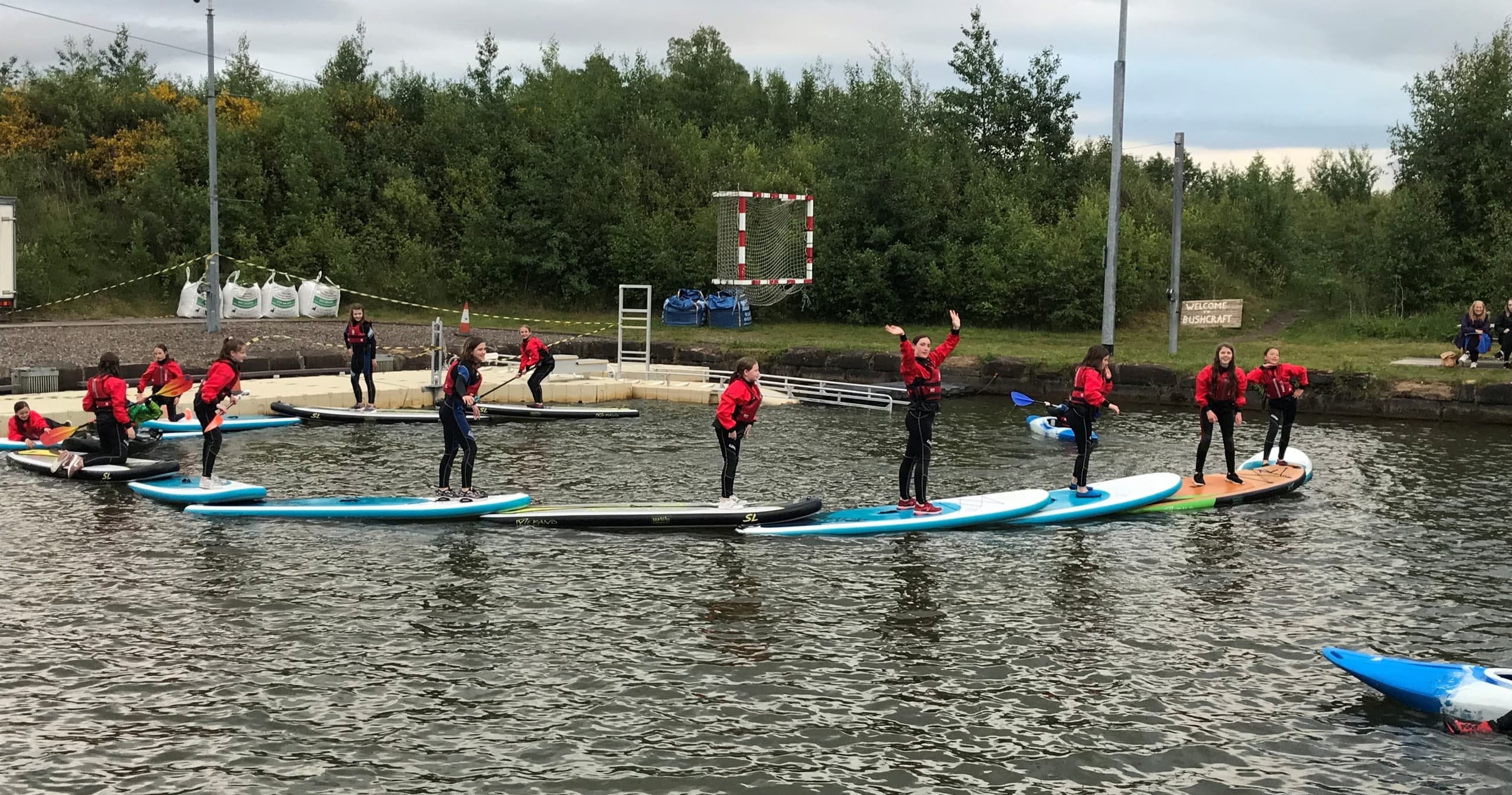 SUP Birthday Parties at Pinkston Watersports, Glasgow