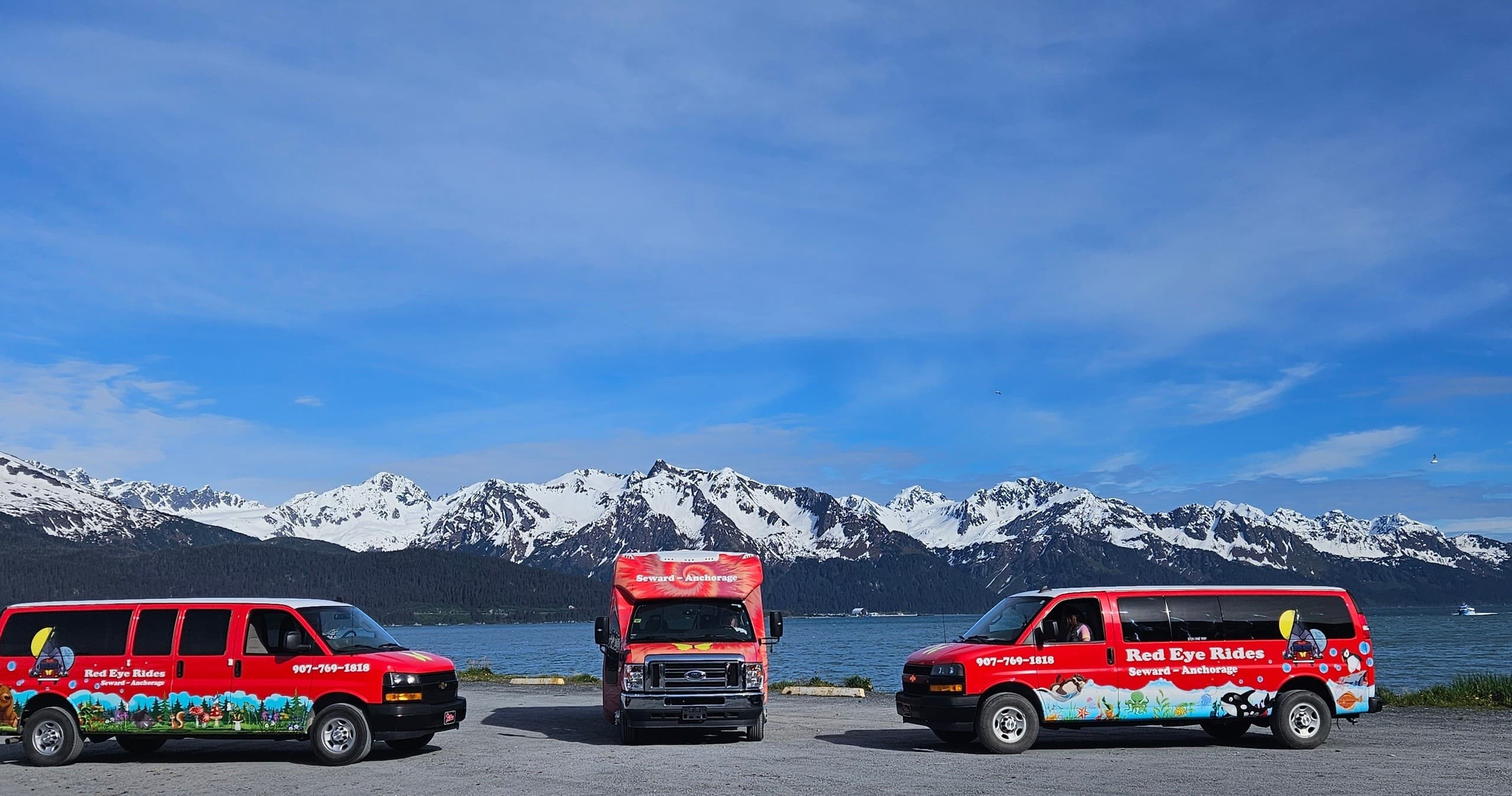 Alaska Shuttle Adventures with Red Eye Rides LLC: Anchorage to Seward