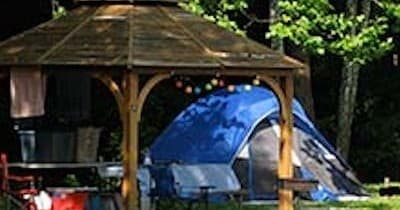 Tent Camping at Marengo Cave's Campsite 9