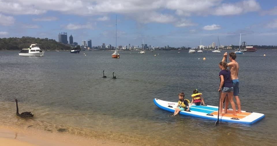 Experience Swan River SUP Adventures in Crawley, Western Australia