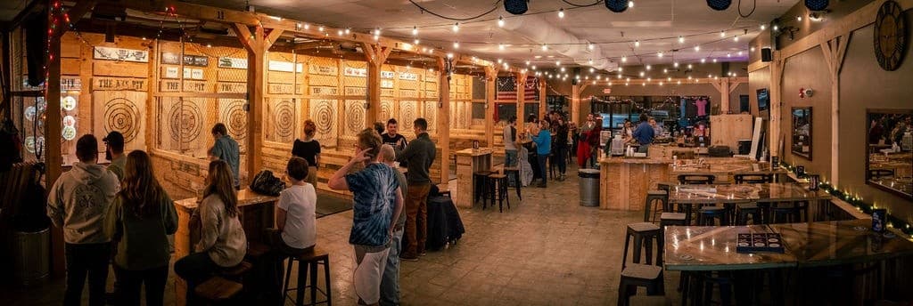 One-Hour Axe Throwing Party Package in South Portland, Maine (Ages 13+)