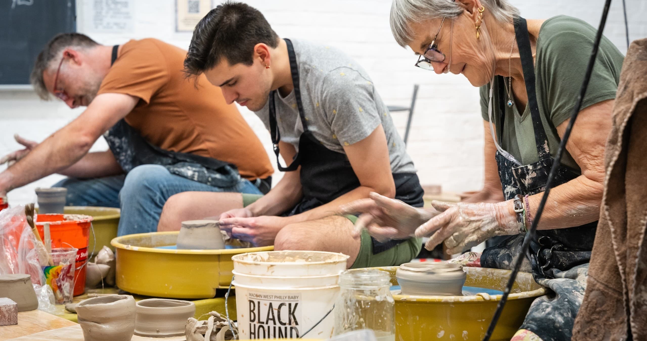 Wheelthrowing 101 in West Philadelphia: Beginner Pottery Classes at Black Hound Clay Studio West