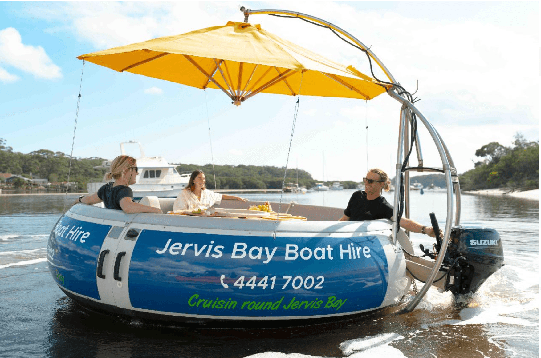 Self-Drive Pontoon Boat Rentals with Jervis Bay Wild